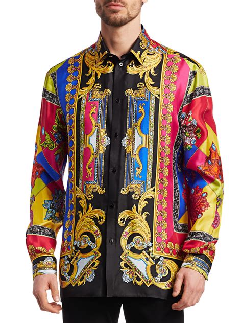 versace mens shirts